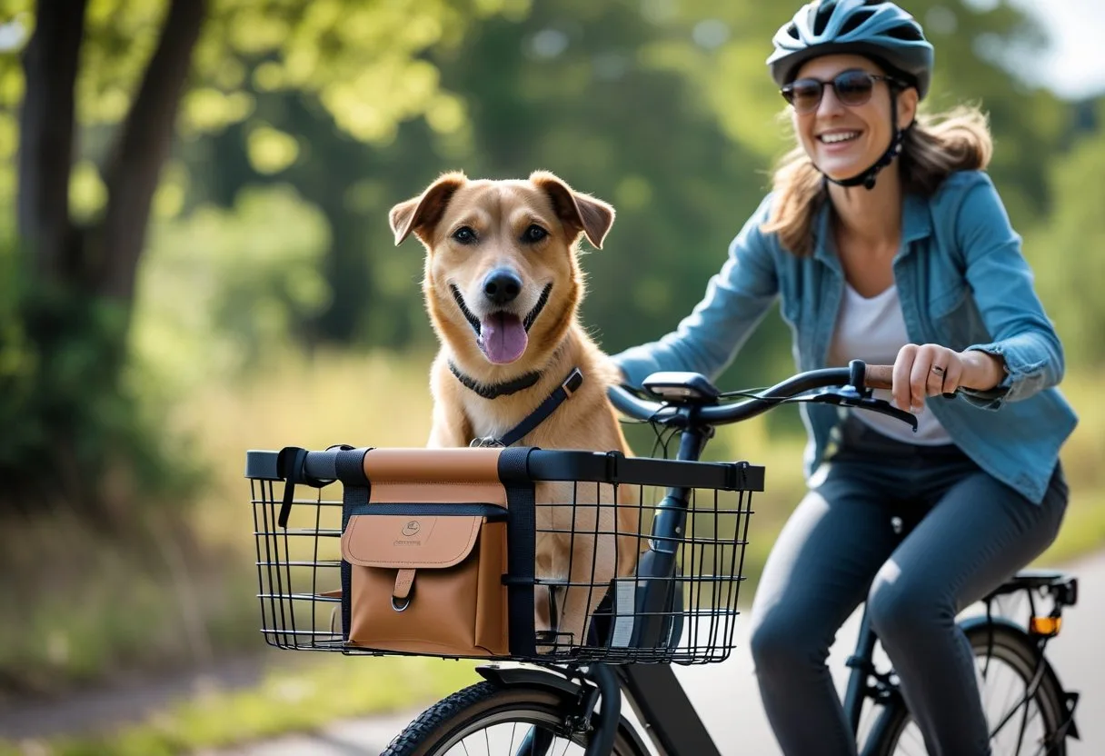 Saadan goer du hundeudflugter sjovere med den rette cykelkurv og godbidstaske